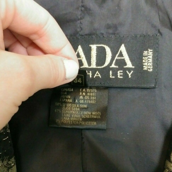 Vtg Escada Margaretha Ley Baroque Paisley Bazer - Picture 6 of 8